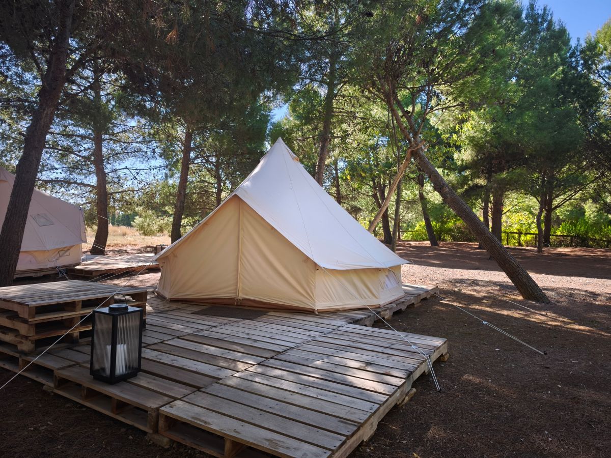 Tienda glamping en Camping Nature, Cascante