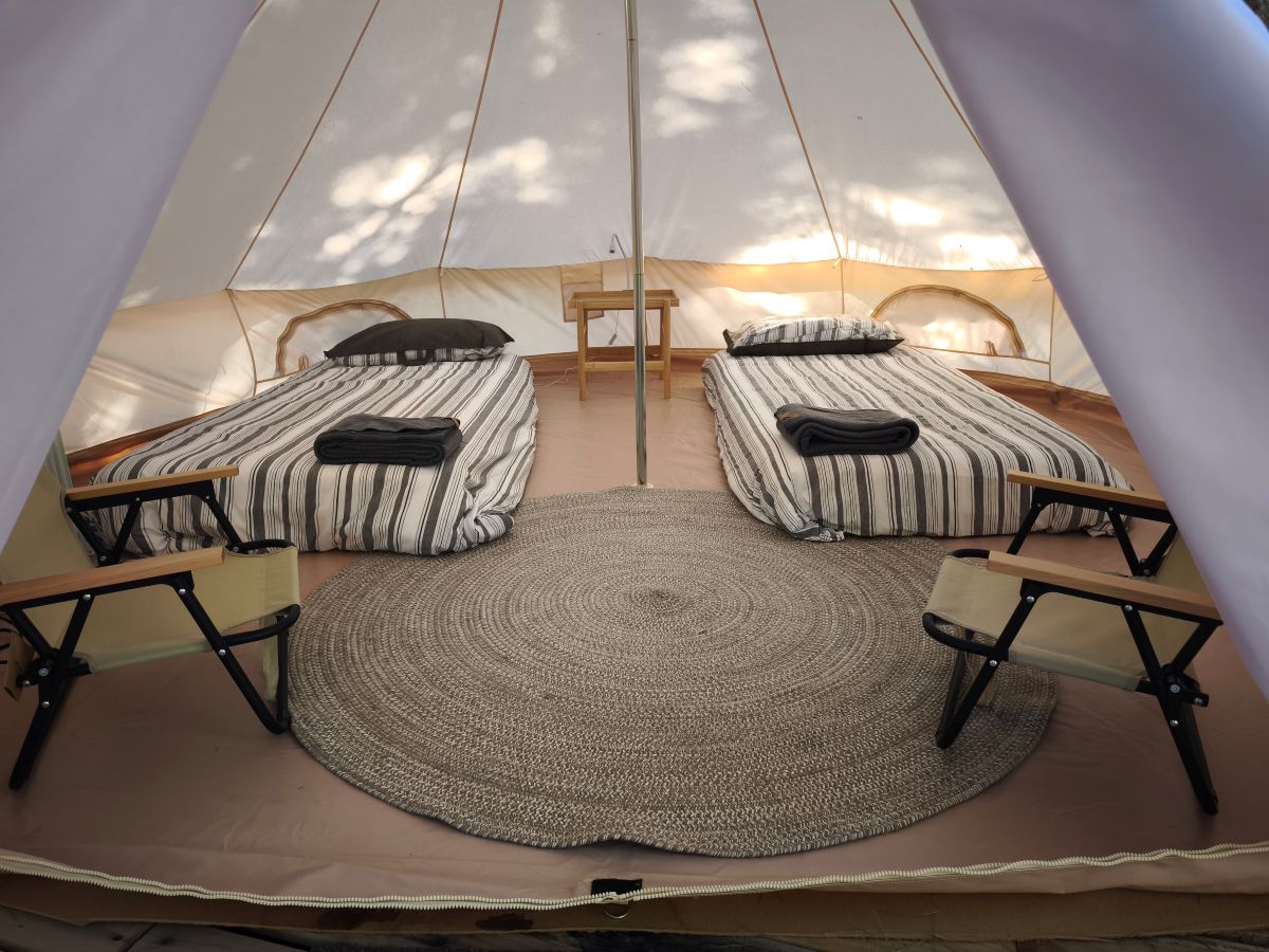 Tienda glamping en Camping Nature, Cascante