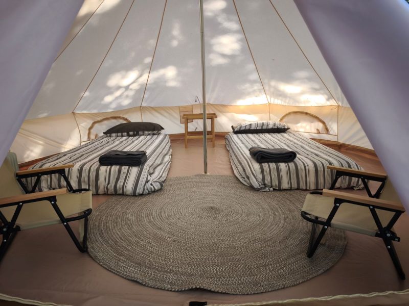 Tienda glamping en Camping Nature, Cascante