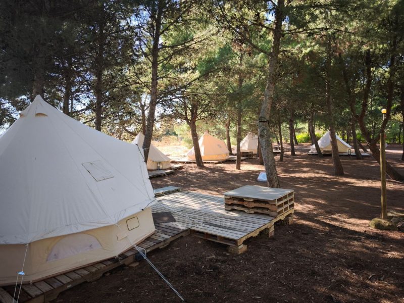 Tienda glamping en Camping Nature, Cascante